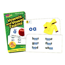 画像1: 【T-53008】FLASH CARDS "VOWELS & VOWEL TEAMS"