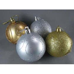 画像: 【FES-3077】FESTIVE DECORATION BALL SET "SILVER"