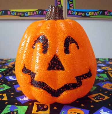 画像: 【J-6218】24CM SEE-THRU PUMPKIN LIGHT【セール品】