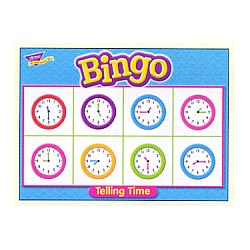 画像: 【T-6072】BINGO GAME "TELLING TIME"