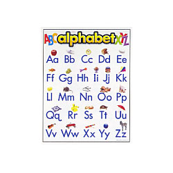 画像1: 【T-38026】LEARNING CHART "ALPHABET"