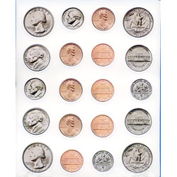 画像: 【CD-5261】MONEY STICKER  "U.S.COINS"