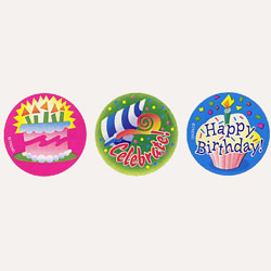 画像: 【T-927】STINKY STICKER "HAPPY BIRTHDAY  (Vanilla)"