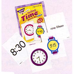 画像1: 【T-58004】MATCH-ME CARDS "TELLING TIME"